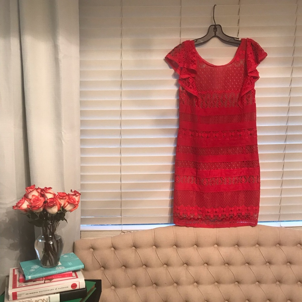 BCBGMAXAZRIA Renata Lace Dress size 6